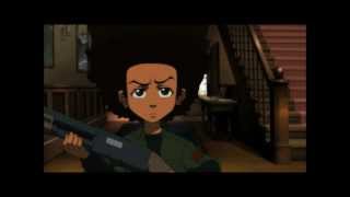 The Boondocks Soundtrack  Huey and Jazmines Commitee To Free Shabazz [upl. by Adriene]