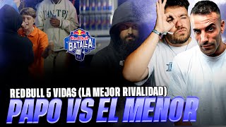 PAPO VS EL MENOR UNA NUEVA RIVALIDAD 💓 LA MAGIA DEL TRASHTALKING 5 VIDAS CON MR EGO ✨ Reacción [upl. by Sylvan777]