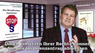 Insolvenzantrag abwehren [upl. by Dnaltroc]