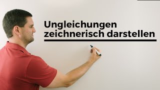 Ungleichungen zeichnerisch darstellen  Mathe by Daniel Jung [upl. by Olag936]