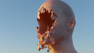 Blender Tutorial  Face Tearing FX [upl. by Ariak]