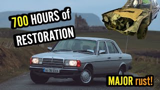 Mercedes W123 RESTORATION LoFi [upl. by Catharina]