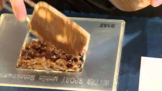 Making a Custom Ritter Sport Chocolate Bar in Berlin Germany [upl. by Amby]