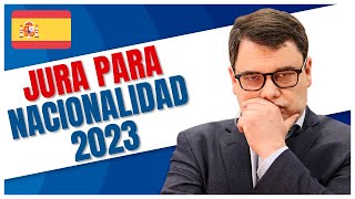 Hacer la Jura de Nacionalidad en el 2023 ✅ [upl. by Enahsal316]