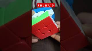 Making Japan flag pattern with rubiks cube [upl. by Erodroeht251]