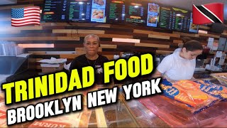 I Had The Best Trinidad Doubles And Pholourie In Brooklyn New York 🇺🇸 [upl. by Yalonda]