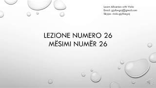 Livello A1A2 26 L Albanese con Viola [upl. by Hilario]