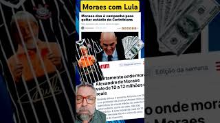 Moraes doa para estádio do Corinthians [upl. by Trebled]