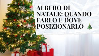 Albero di Natale simbolismo quando farlo e dove posizionarlo per attrarre la buona sorte🎄 [upl. by Marquez]