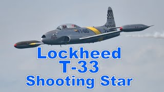 T 33 Shooting Star Beautiful and Strong flight 2023 [upl. by Yroc268]