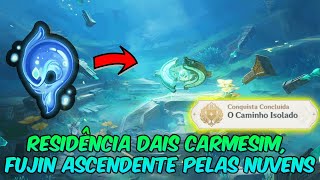 Como usar Carpa Espiritual Residência Dais Carmesim Fujin Ascendente Pelas Nuvens Genshin Impact [upl. by Atteuqnas132]