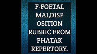 MALDISPOSITION OR MALPOSITION OF FOETUS [upl. by Engvall]