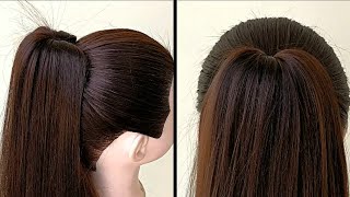 Beautiful Ponytail Hairstyle For Long Hair  High Ponytail For Girls [upl. by Derril]