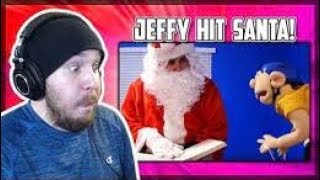 JEFFY HIT SANTA  Reacting to SML Movie Jeffys Bad Christmas [upl. by Smitt]