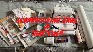 Scrapbooking Haul  Craftelier [upl. by Macegan166]