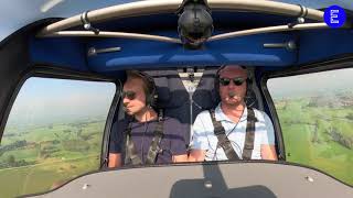 Jeroens Incredible First Electric Flight ✈️ 🔋 🔌  Pipistrel Velis Electro at EFlight Academy [upl. by Tiff593]