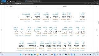 Deuteronomy 8 Hebrew Audio Interlinear Modern Pronunciation [upl. by Ztirf]