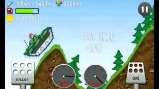 Hill Climb Racing \ Forest \ 5500 meters on Tank [upl. by Bornie106]