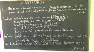 Deutsch philosophische Ansätze Utilitarismus  Deutsch  Grammatik und Rechtschreibung [upl. by Hebbe305]