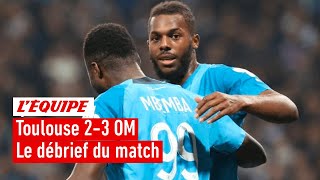 Toulouse 23 OM  Le débrief de la victoire renversante des Marseillais dans lÉquipe du Soir [upl. by Kendrick324]