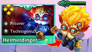 This is how I build 3 star 5 cost in set 95 ⭐⭐⭐ ft 4 Star Heimerdinger [upl. by Lozar]