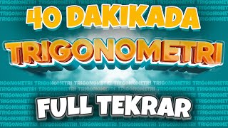 40 Dakikada Trigonometri Full Tekrar  Pdf öğrenmegarantili [upl. by Yzmar]