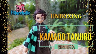 Figureholic 4k Unboxing Grandista Series Kamado Tanjiro  Demon Slayer Banpresto Bandai Eng sub [upl. by Billat989]