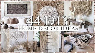 44 DIY HOME DECOR IDEAS [upl. by Barbarese]