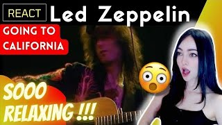 REACTING to LED ZEPPELIN  GOING TO CALIFORNIA THIS WAS AWESOME [upl. by Birkett192]