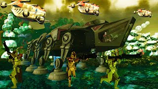 Republic Invasion of FELUCIA  Star Wars Battlefront II Clone Wars Extended Mod [upl. by Ffoeg589]