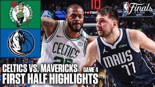 NBA Finals Game 4 HALFTIME HIGHLIGHTS Boston Celtics vs Dallas Mavericks  NBA on ESPN [upl. by Aivizt]