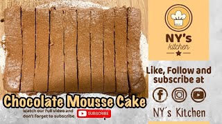 4K ASMR Chocolate Mousse Cake l NYs Kitchen [upl. by Adnoved]