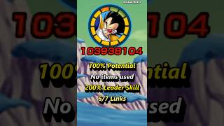 100 AGL Dokkanfest Vegeta [upl. by Annauqal]