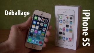 Déballage iPhone 5S GOLD et premier démarrage  Apple Unboxing en Français [upl. by Anirok]