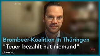 Jan Hollitzer Thüringer Allgemeine zum Koalitionsvertrag in Thüringen [upl. by Scammon]