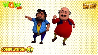 Motu Patlu  Non stop 3 episodes  3D Animation for kids  147 [upl. by Merrie312]