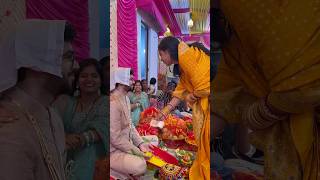 Tilak Ceremony ✨wedding tilakceremony devarkishadi devarbhabhiviralvideo shortsvideo yt [upl. by Laehcim]