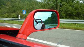 HD Ferrari F40 on German Autobahn [upl. by Garcia701]