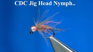 Tying a CDC Jig Head Nymph with Davie McPhail [upl. by Enel662]