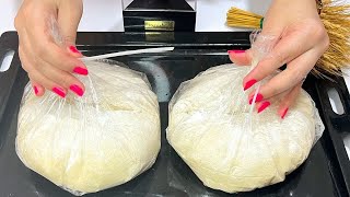 An incredible trick from an old baker ❗️ put the dough in a plastic bag and put it in the oven ❗️ [upl. by Annorah]