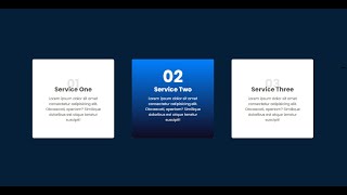 CSS And HTML Our Services Section  Web Design hover effects [upl. by Penoyer904]