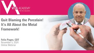 Quit Blaming the Porcelain It’s All About the Metal Framework [upl. by Nnairam]