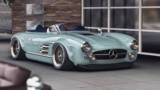 MercedesBenz 300SL Restomod by Jon Sibal  Crazy luxury sports car FIRST LOOK Exterior [upl. by Aikas925]