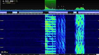 New Marker 6322 kHz from Russia [upl. by Sirromaj957]