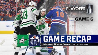 Gm 6 Stars  Oilers 62  NHL Highlights  2024 Stanley Cup Playoffs [upl. by Julietta758]