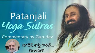 Patanjali Yoga Sutra in Telugu 05  Sri Jagadish Sastry  The Art of Living [upl. by Arvie]