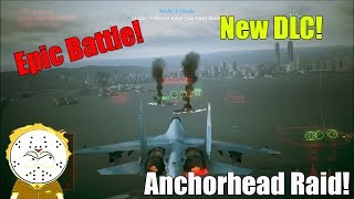 Ace Combat 7 New DLC Mission Anchorhead Raid Epic Land Sea And Air Battle [upl. by Zerat913]