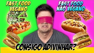 FAST FOOD VEGANO vs NÃO VEGANO Consigo acertar 10 [upl. by Vyky544]