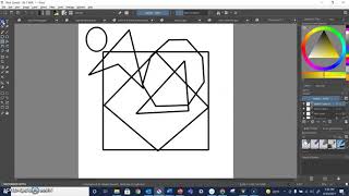 Using Shape Tools in Krita [upl. by Ydwor]