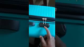 Safari trolley bag lock unlock [upl. by Docila848]